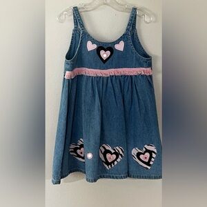Vintage Soft Washed Blue Denim Dress